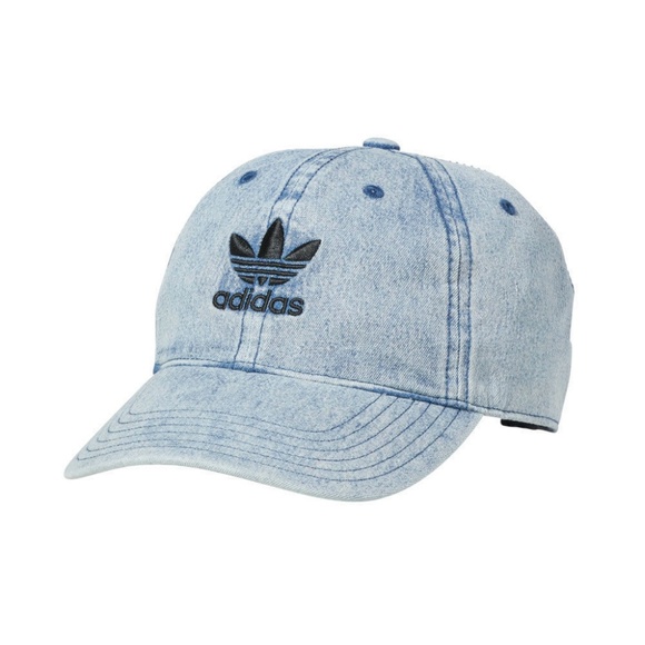 adidas Other - ADIDAS Originals Trefoil Blue Denim Hat Strapback